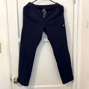 FIGS Yola Scrub Pants XS Petite Navy Blue